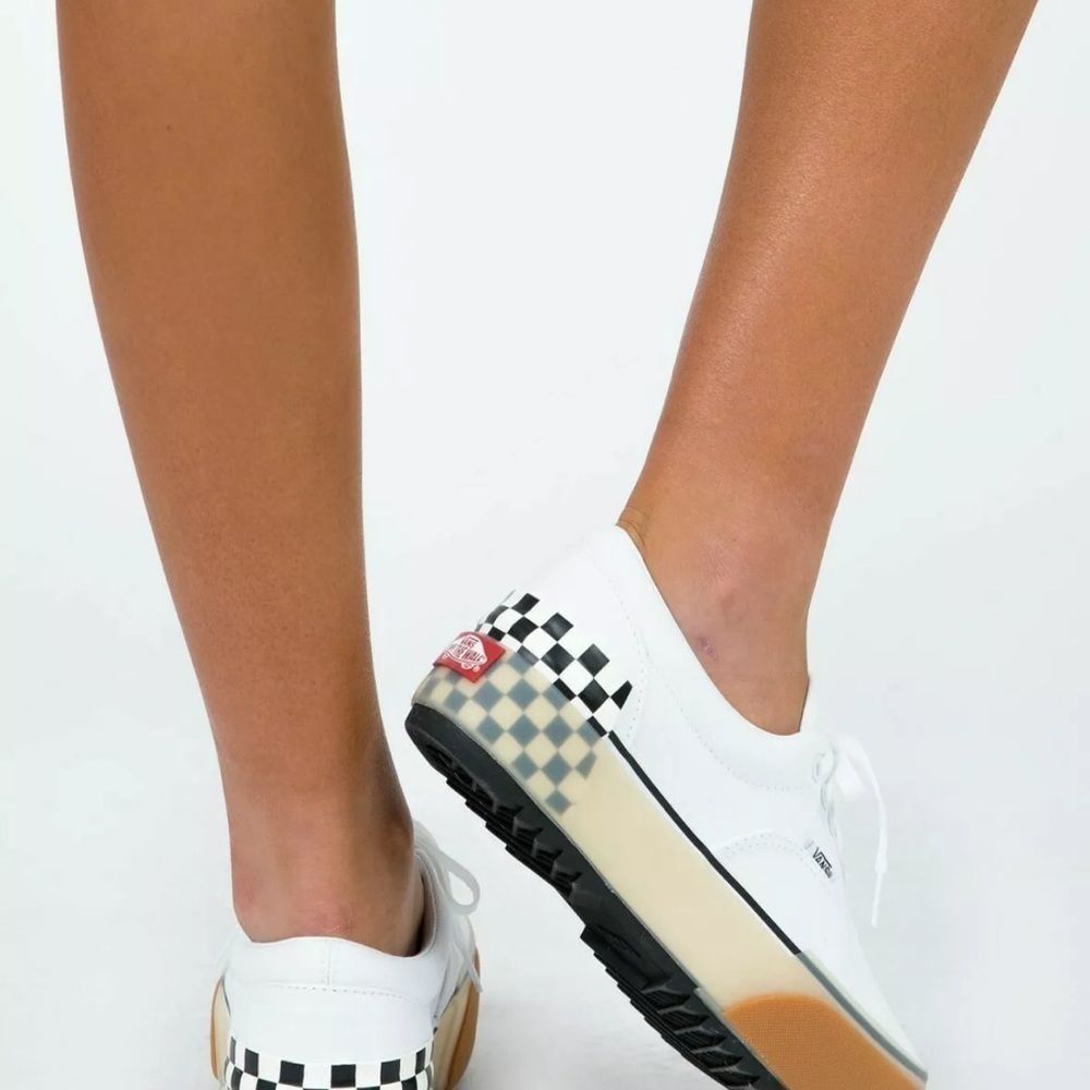Vans Era Stacked White Checkerboard Sneakers - Picture 6 of 12